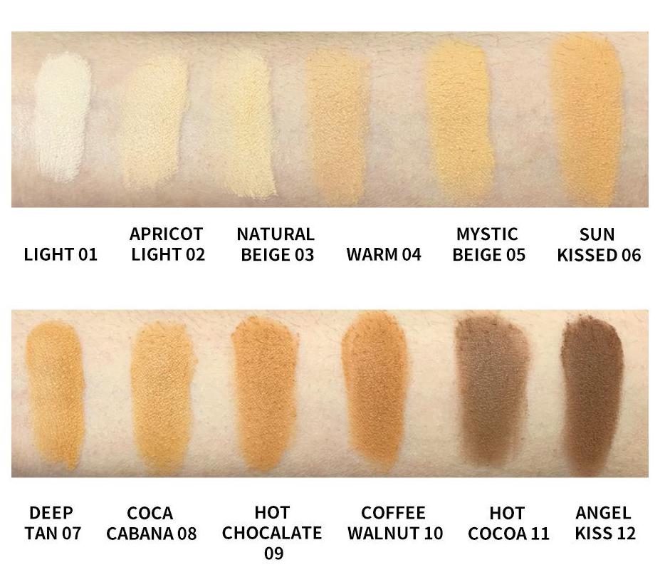 Strahlende Matte Puder Foundation – Vegan, Glutenfrei, Allergenfreundlich
