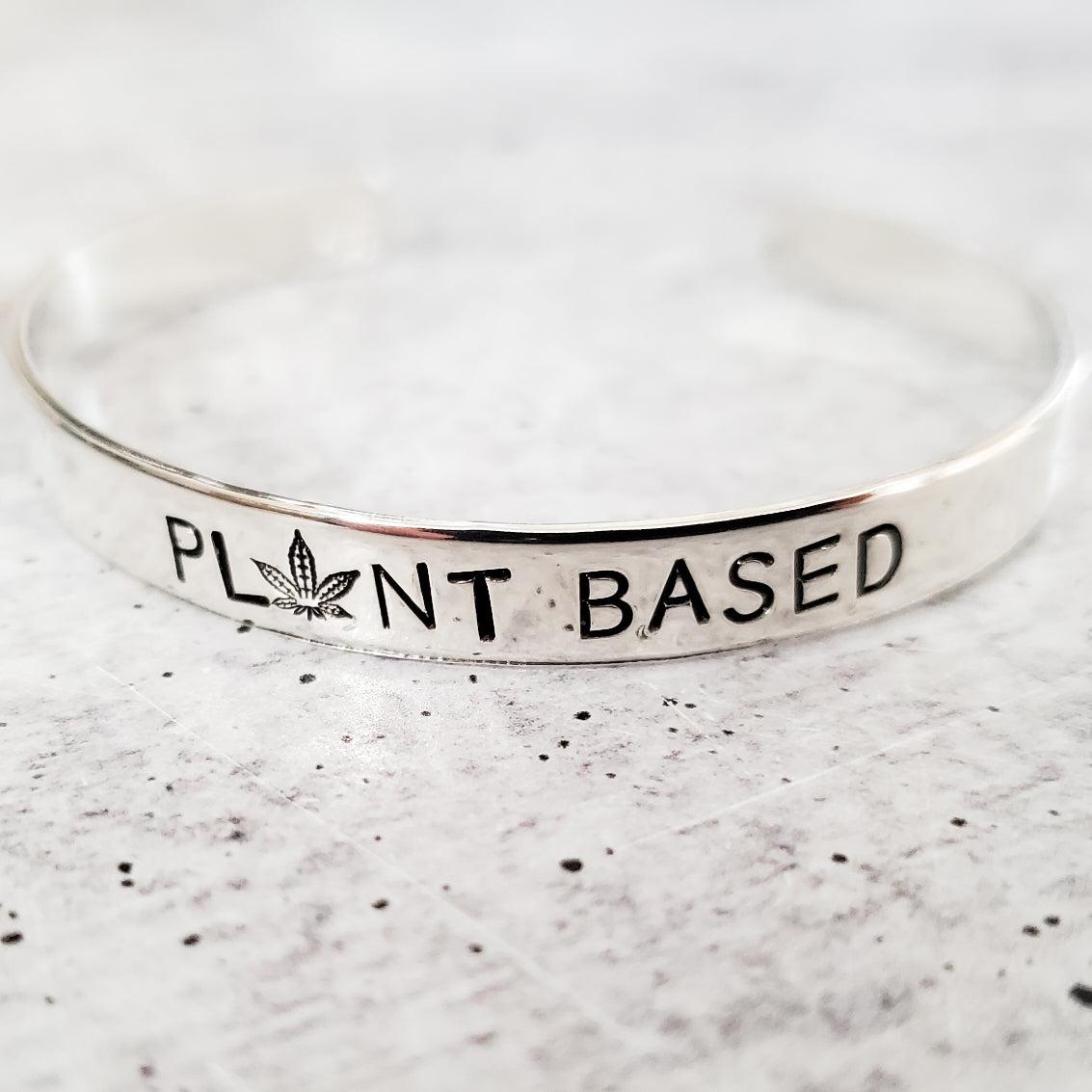 PFLANZLICHES Stapelarmband für veganen Pothead