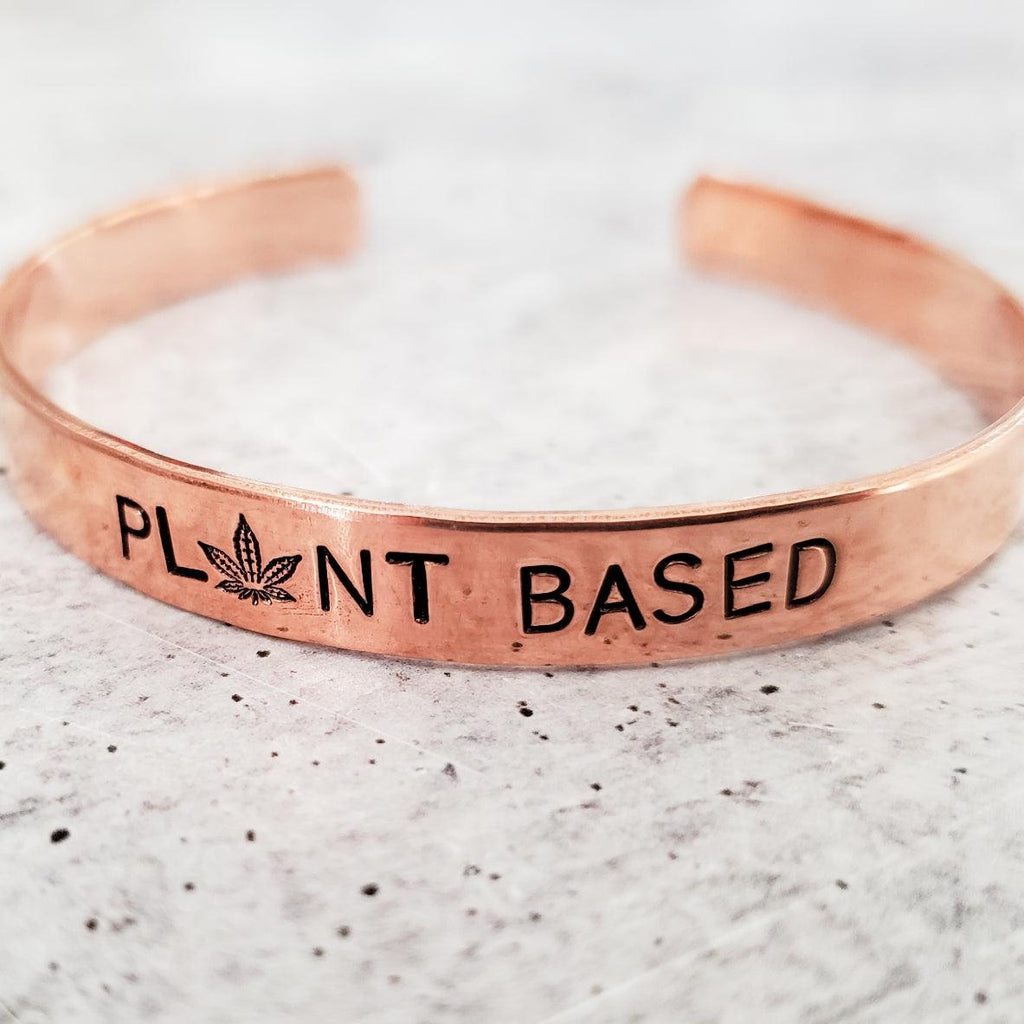 PFLANZLICHES Stapelarmband für veganen Pothead