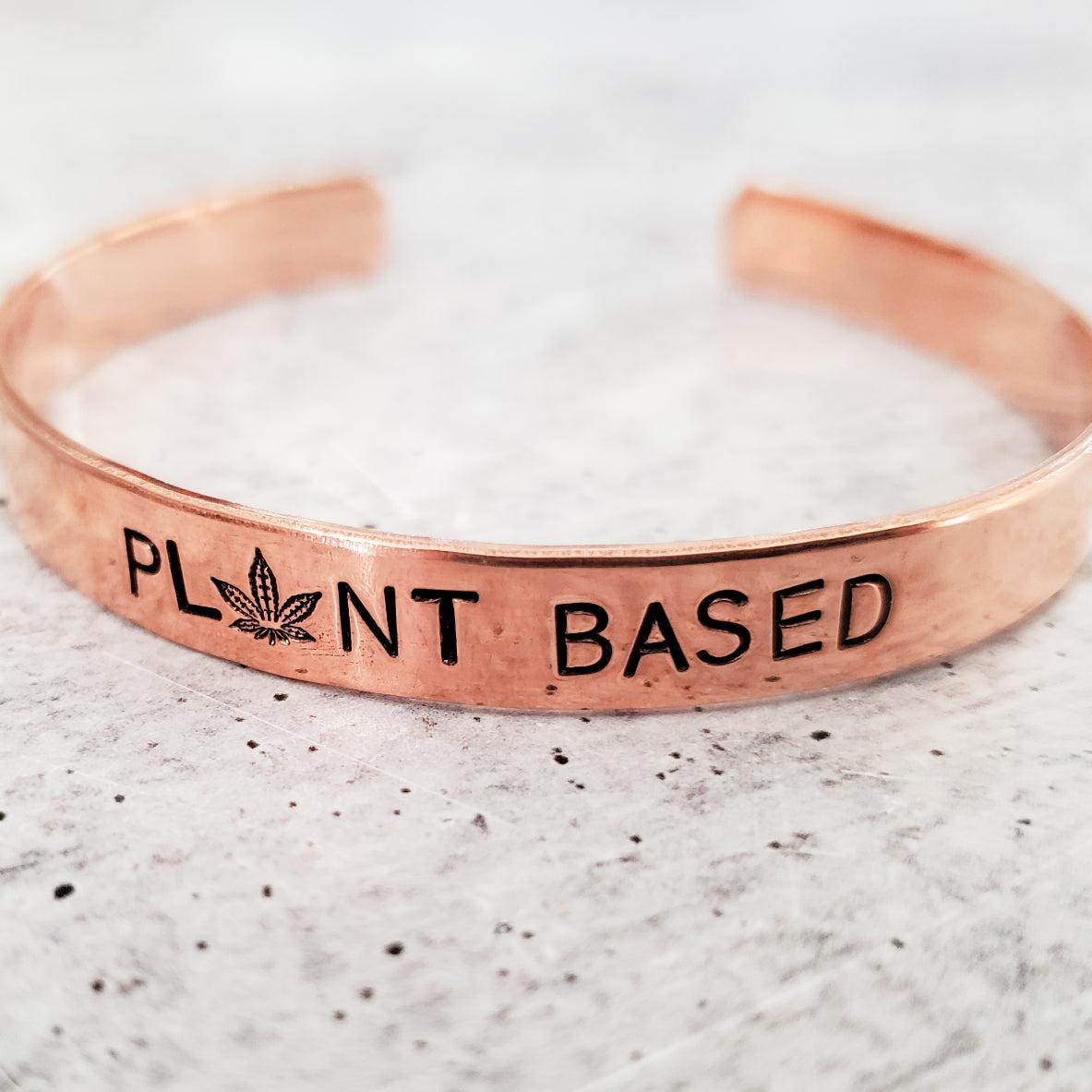 PFLANZLICHES Stapelarmband für veganen Pothead