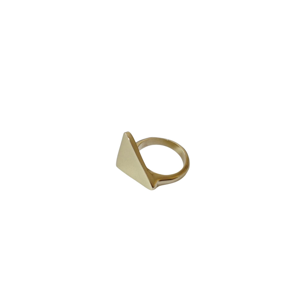 Hammered Triangle Ring | Pambo