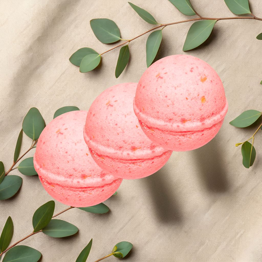 Peppermint Oatmeal Skin Nourishing Natural Bath Bombs | 6 oz