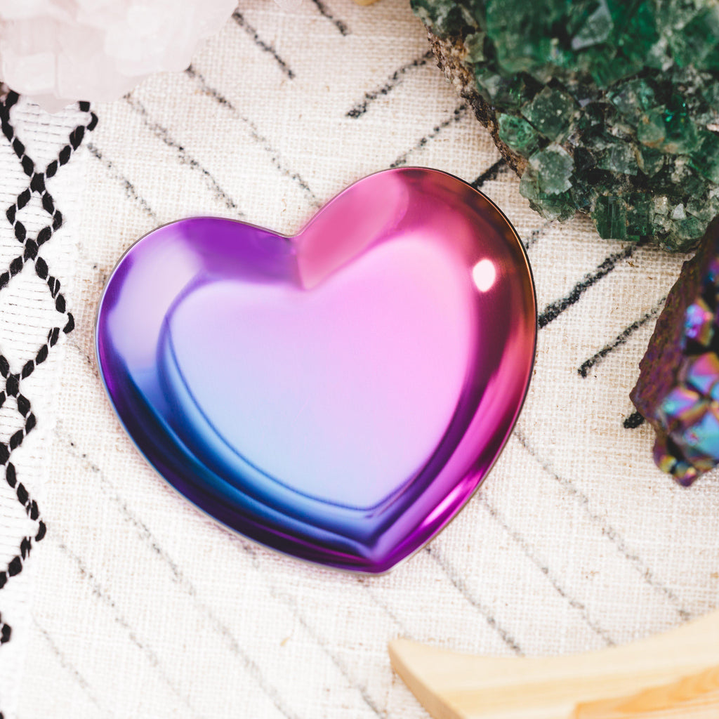 Personalized Heart Trinket Dish