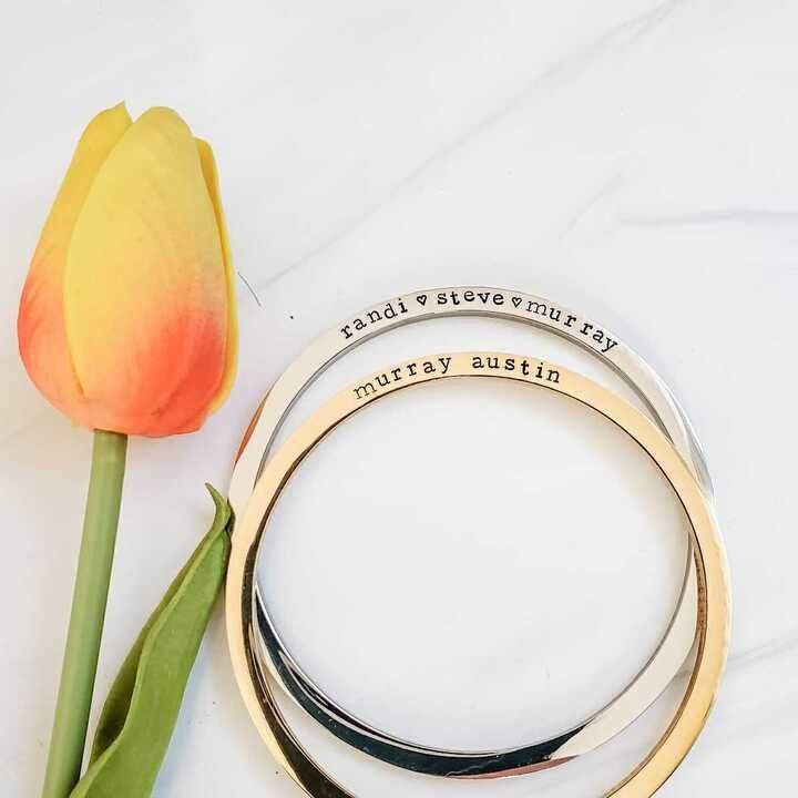 Personalisiertes Armband aus Edelstahl