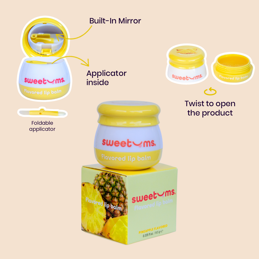Sweetums Lippenbalsam Ananas-Geschmack