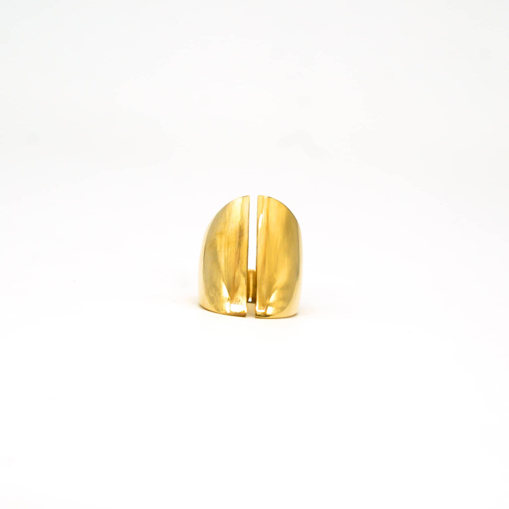 Wide Split Cuff Statement Ring | Pole