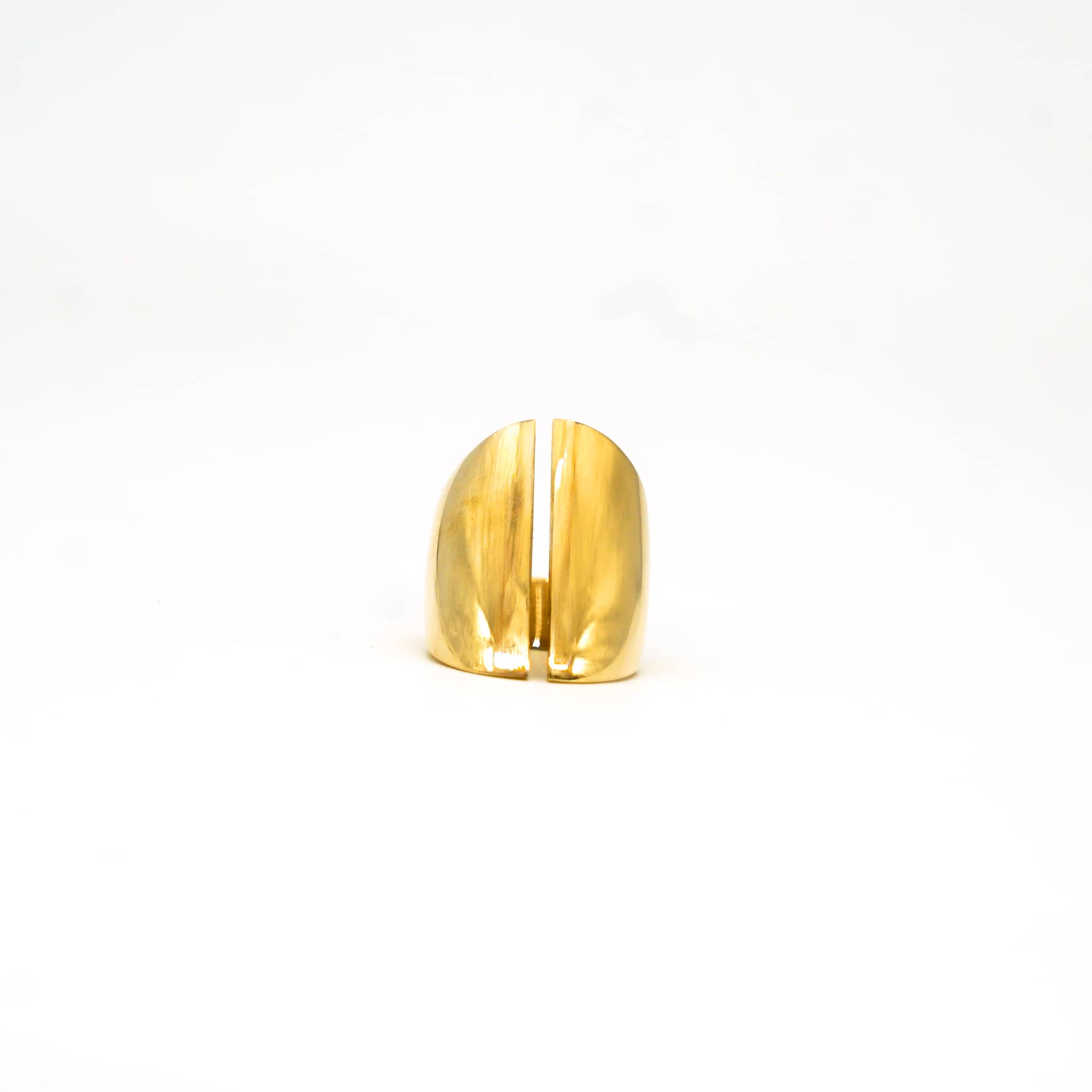 Wide Split Cuff Statement Ring | Pole