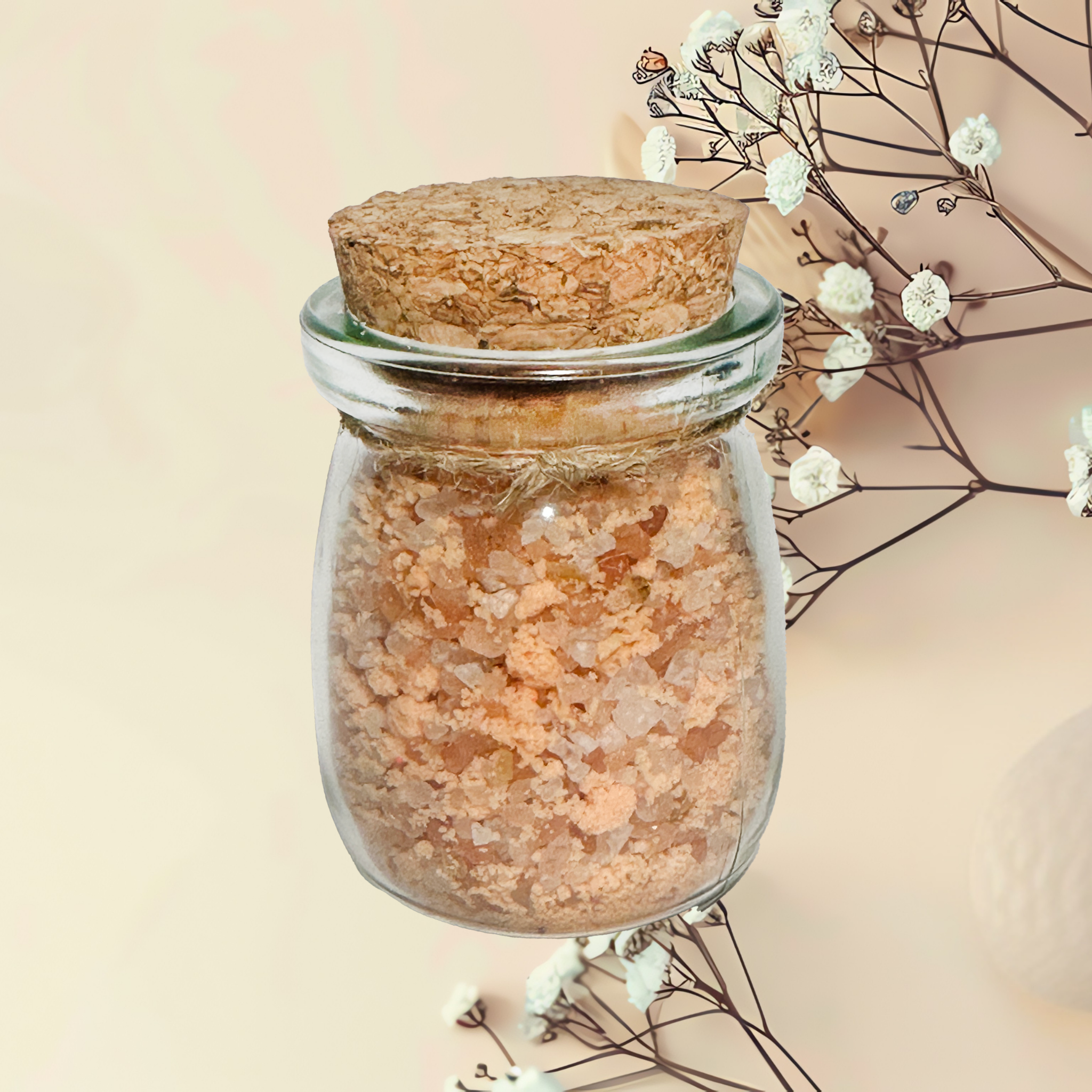 Pumpkin Latte Natural Bath Salts with Kaolin Clay Avocado Oil & Sea Salt Bath Soak | 3.5 oz