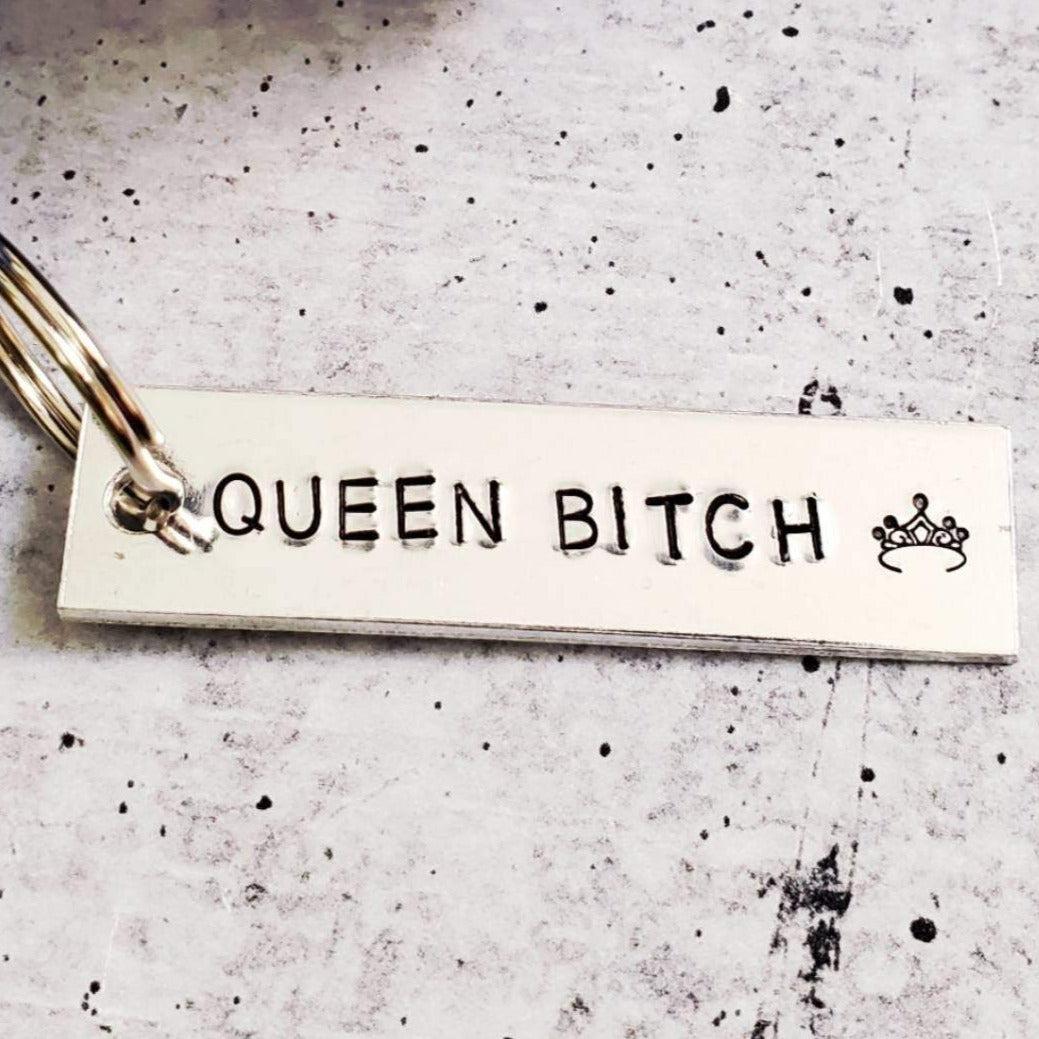 QUEEN BITCH Bar Schlüsselanhänger
