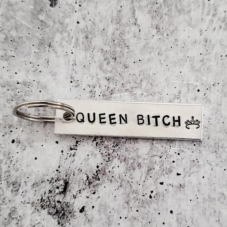 QUEEN BITCH Bar Schlüsselanhänger