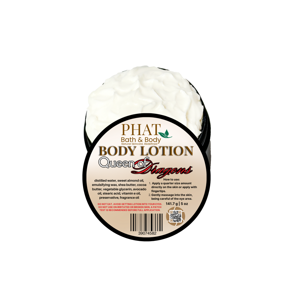 Queen of Dragons Moisturizing Body Lotion with Shea & Cocoa Butter Dragons Blood Type | 5 oz