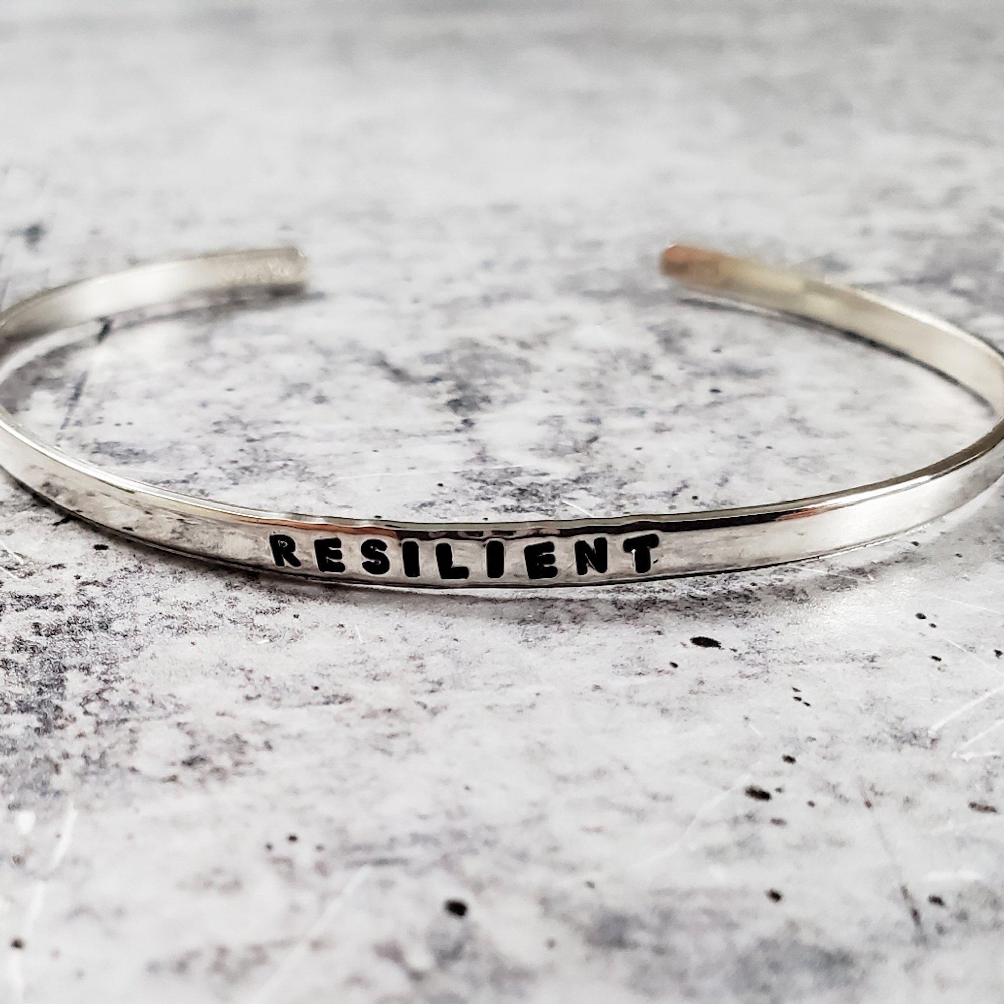 RESILIENT Skinny Cuff Bracelet