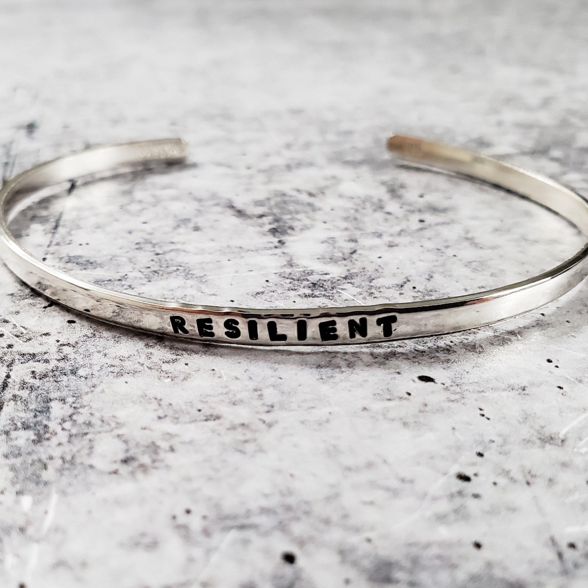 RESILIENT Skinny Cuff Bracelet