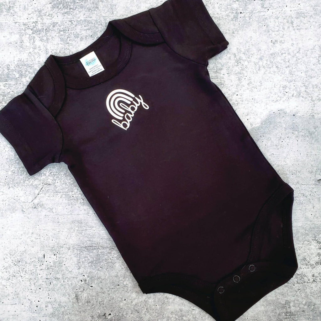 Rainbow Baby Short Sleeve Baby Bodysuit OR Toddler Tee