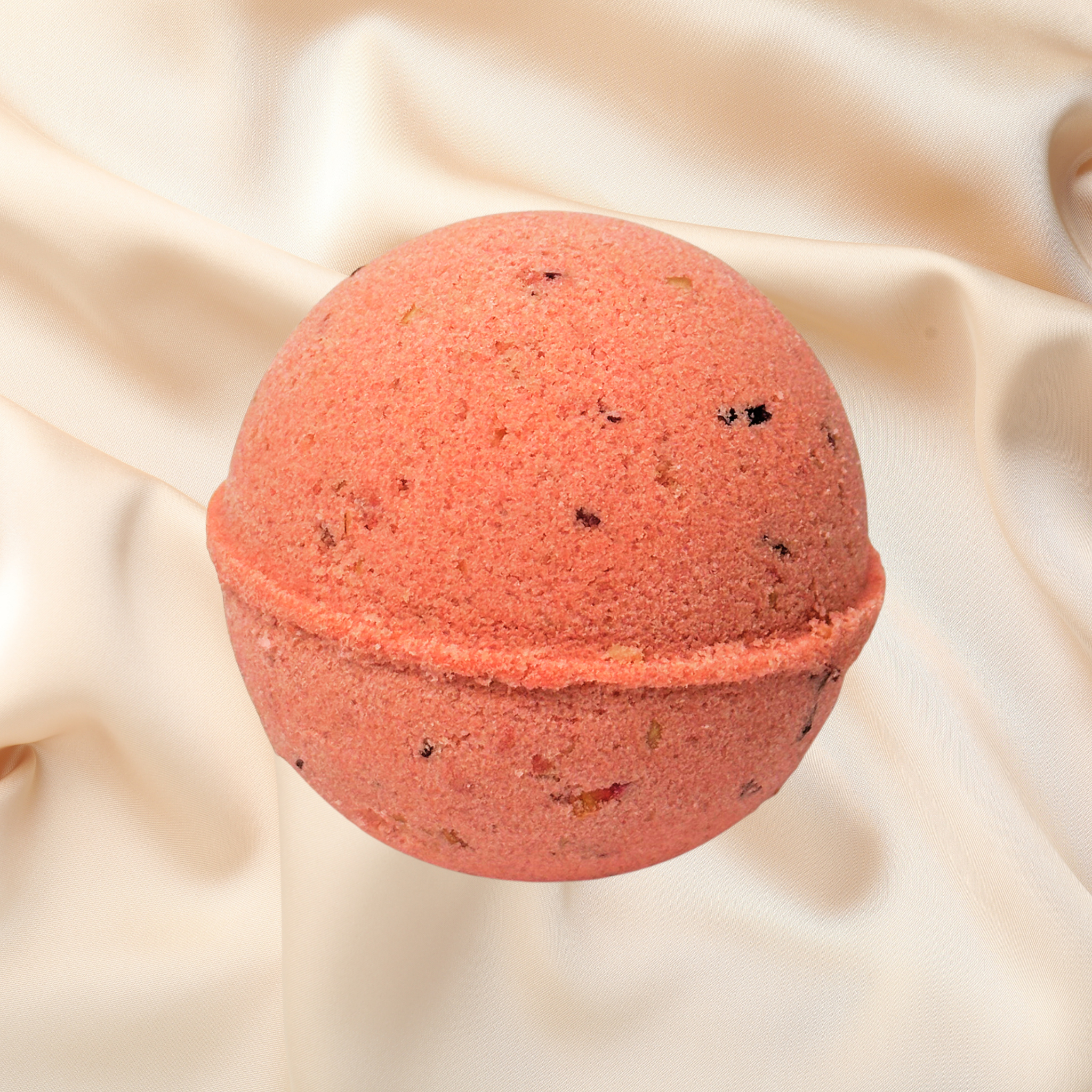 Red Roses Oatmeal Skin Nourishing Natural Bath Bombs with Avocado Oil Vitamin E | 6 oz