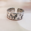 Reindeer Middle Finger Christmas Ring
