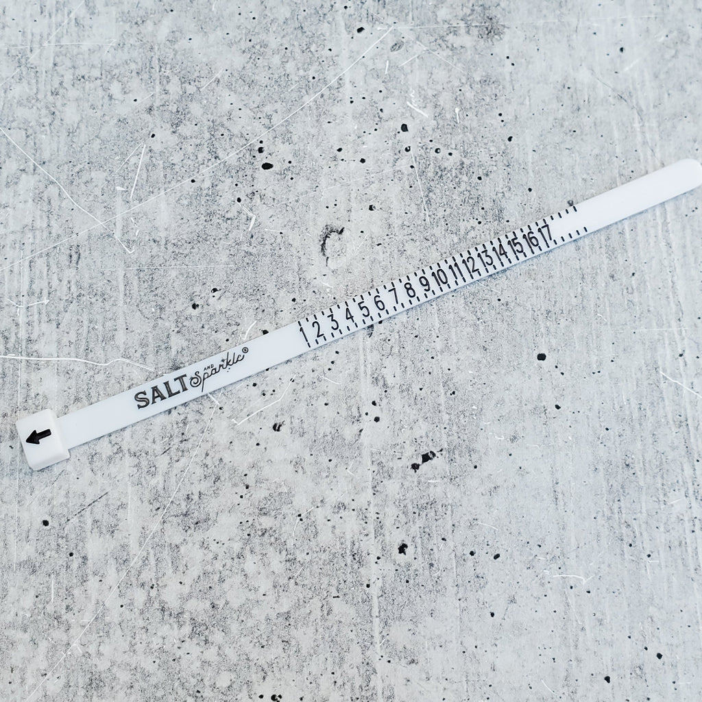 Reusable Plastic Ring Sizing Tool