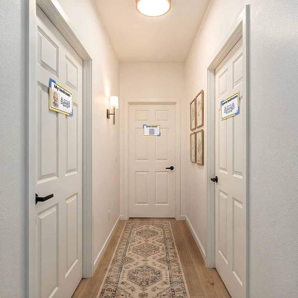 The Familiar Space Room Signs | Memory Support and Visual Support