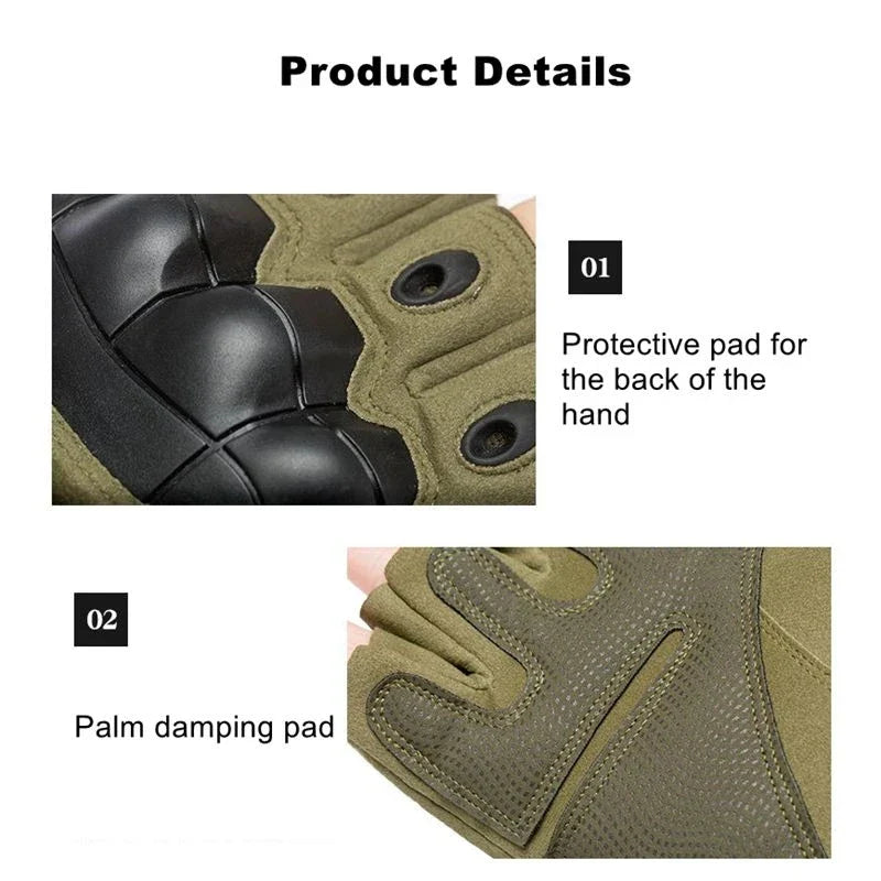Tactical Gloves Shooting Gloves Touch Design Fitness Protection Sports Motorcycle