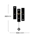 Nordic Clock With Pendulum Large Size Wall Clock