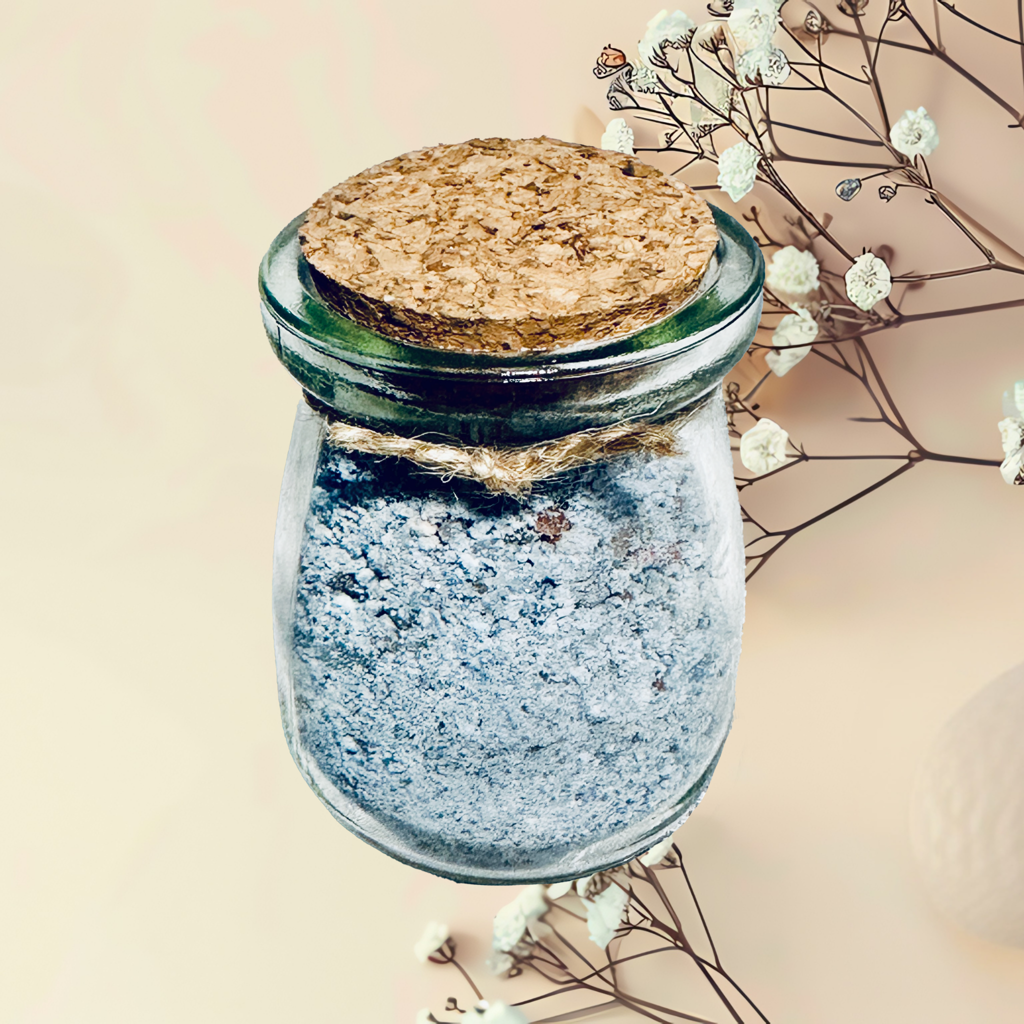 Seaside Orchid Natural Bath Salts with Kaolin Clay Avocado Oil & Sea Salt Bath Soak | 3.5 oz