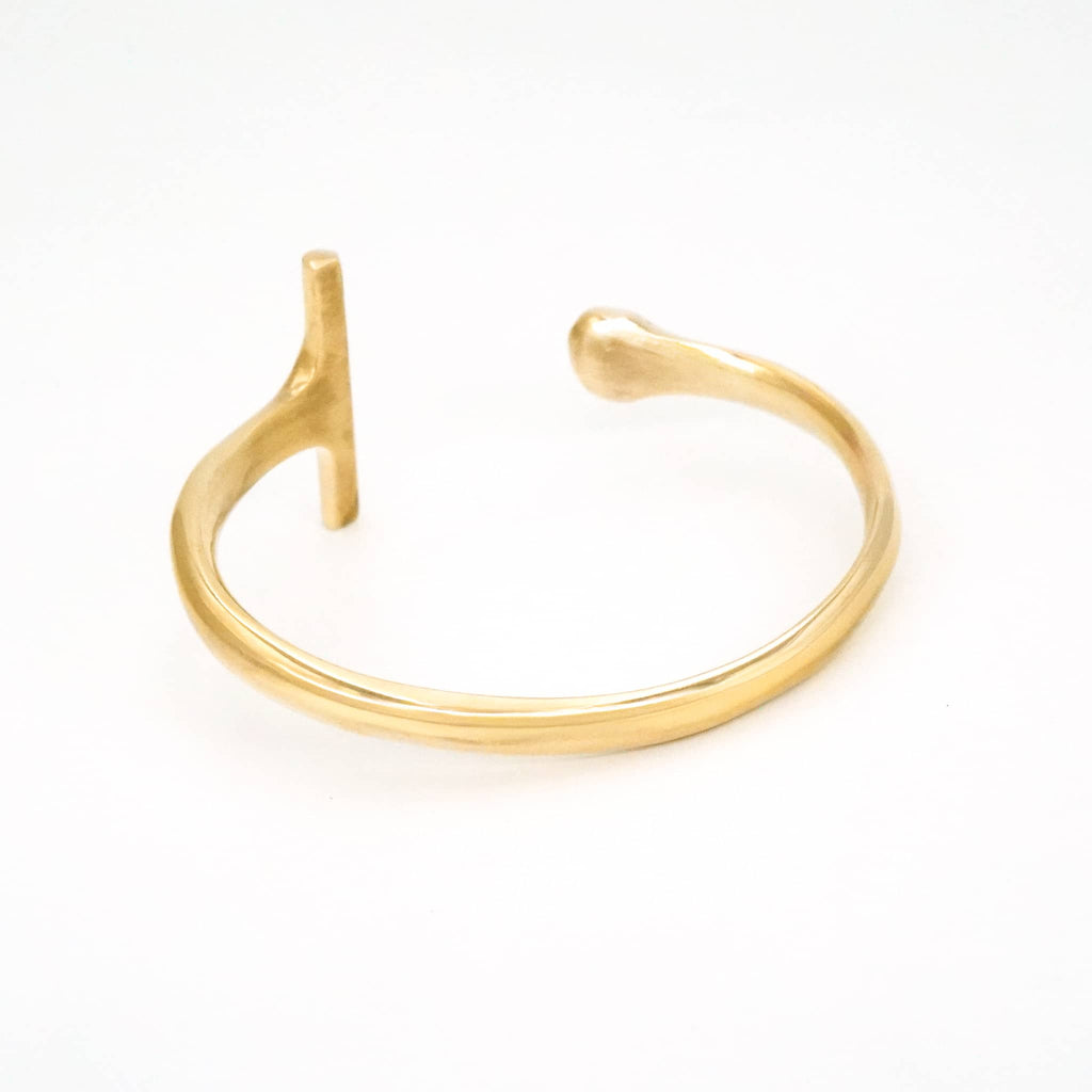 Teardrop Asymmetrical Cuff Bracelet | Shaba