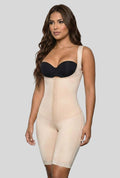 Full Body Control Suit w/ Front Closure & Back Support