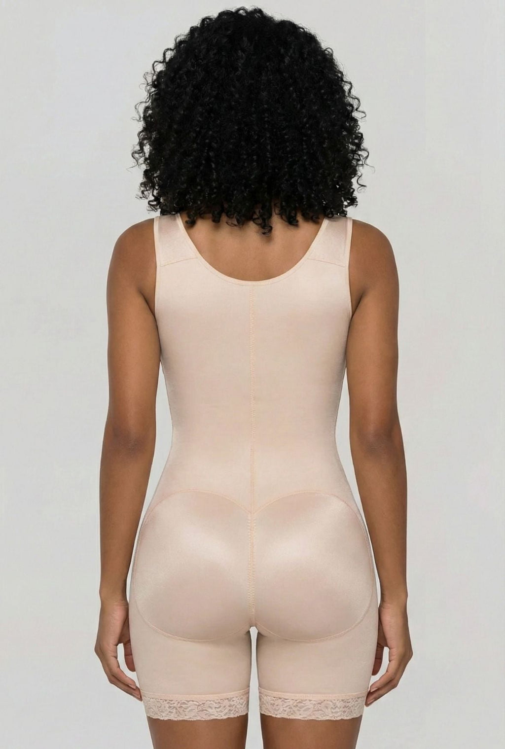 Full Body Suit Mid-Thigh w/zipper & Lace