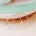 Silver Hoop Earrings
