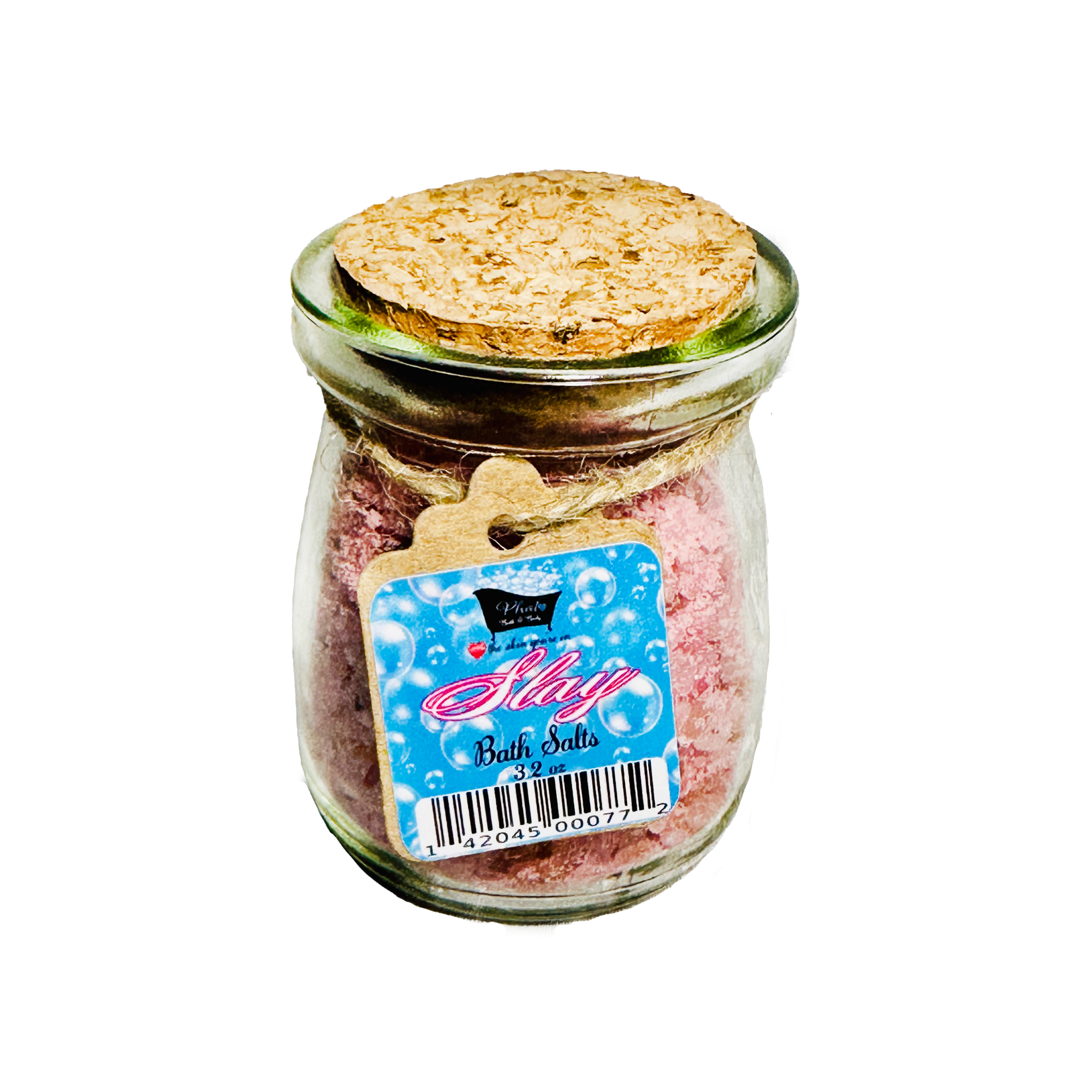 Slay Natural Bath Salts with Kaolin Clay Avocado Oil & Sea Salt Bath Soak Bite Me Type | 3.5 oz