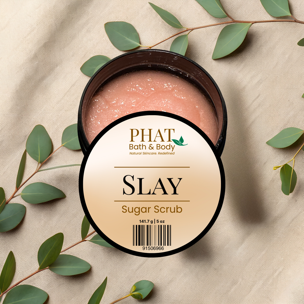 Slay Whipped Sugar Scrub with Shea & Cocoa Butter Bite Me Type | 5 oz