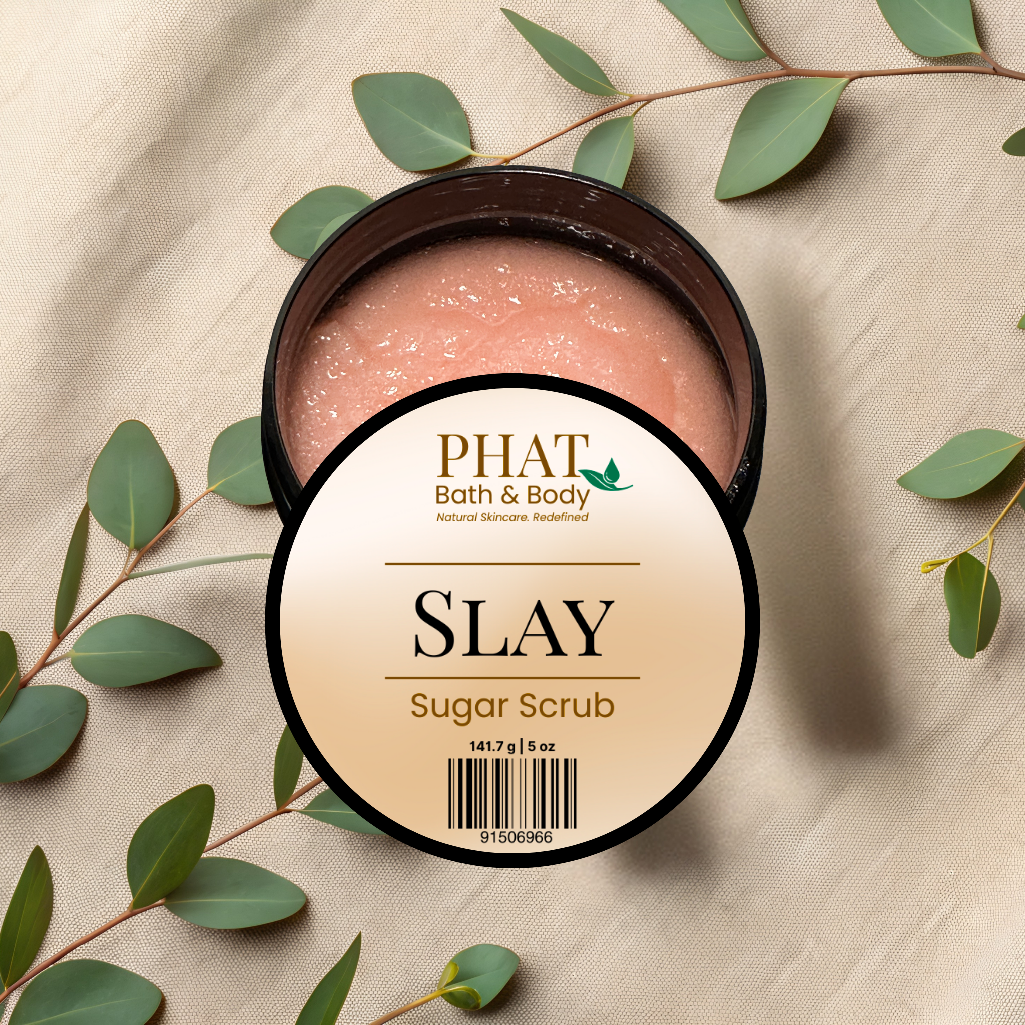 Slay Whipped Sugar Scrub with Shea & Cocoa Butter Bite Me Type | 5 oz