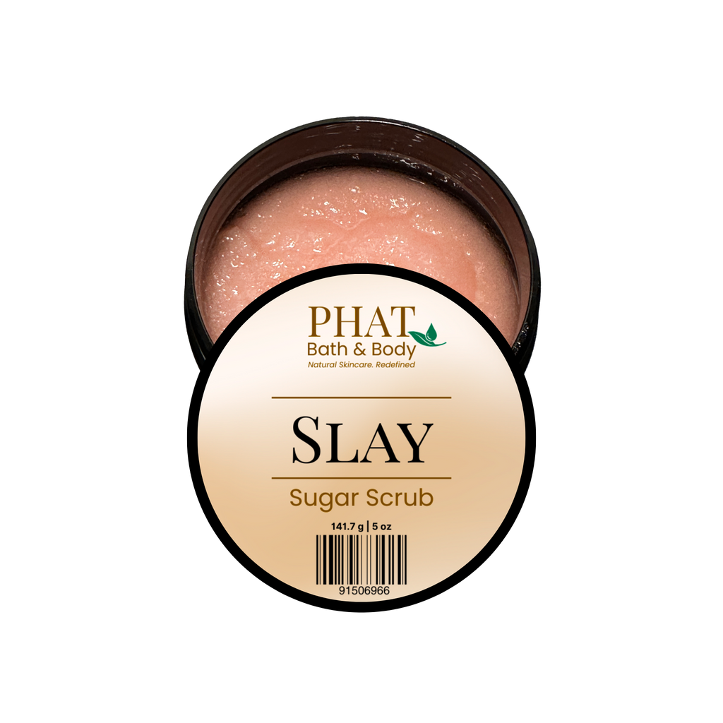 Slay Whipped Sugar Scrub with Shea & Cocoa Butter Bite Me Type | 5 oz