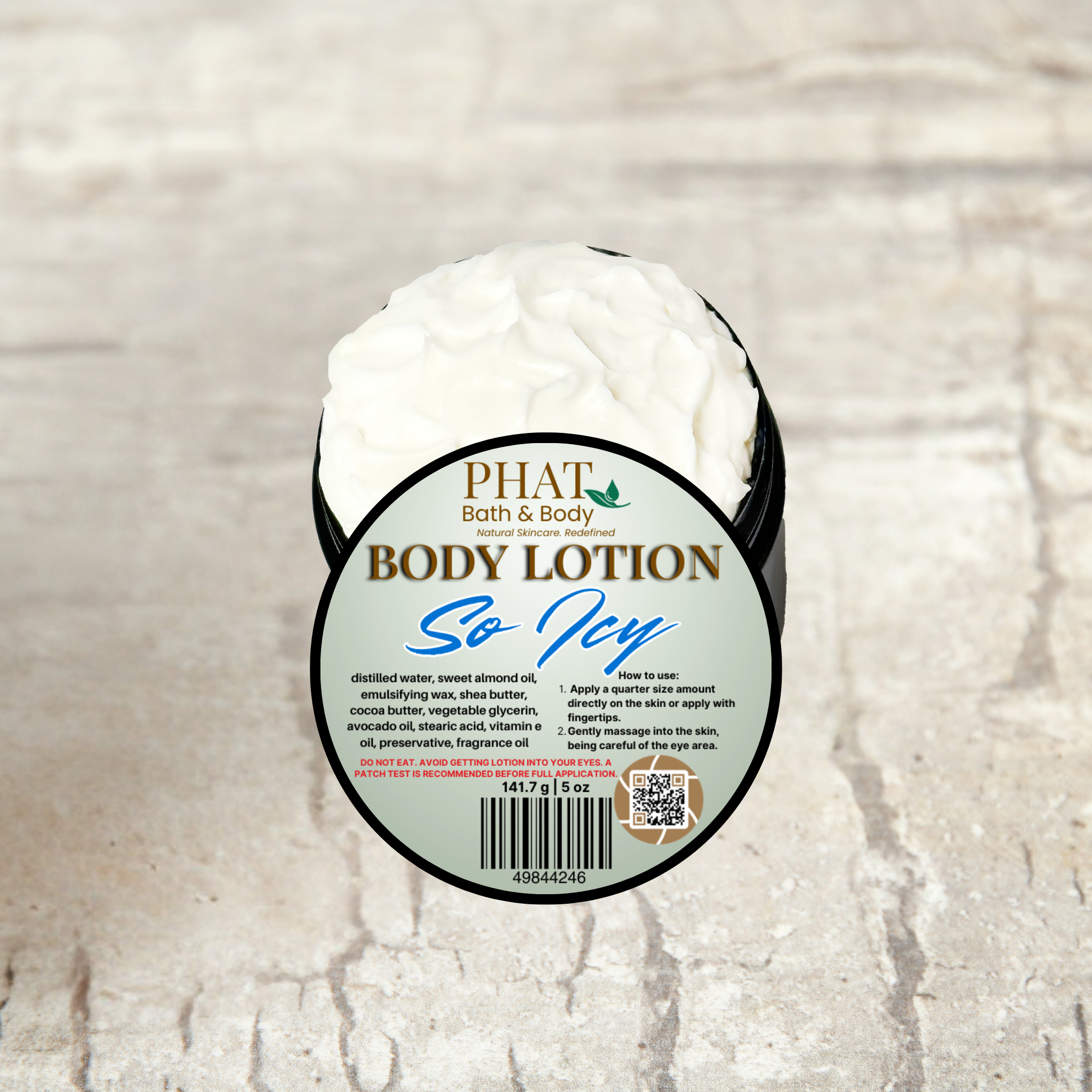 So Icy Moisture Rich Body Lotion for Men Black Ice Type | 5 oz