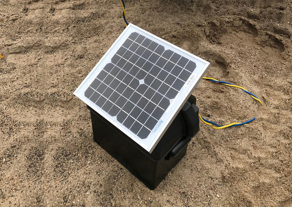 Solar-Ladebatteriekasten für Winde