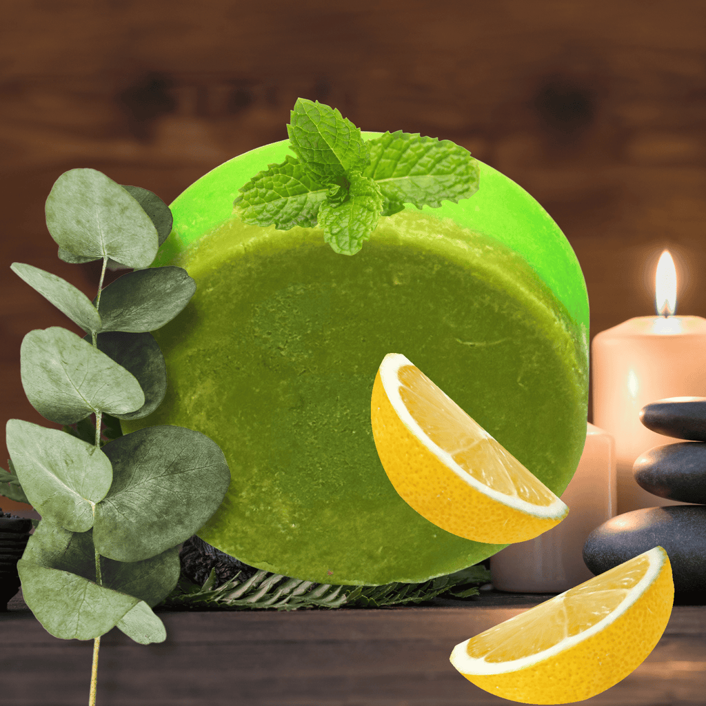 Spa Day Handmade Natural Bar Soap Hydrating Coconut & Olive Oil Soap Lemon Eucalyptus