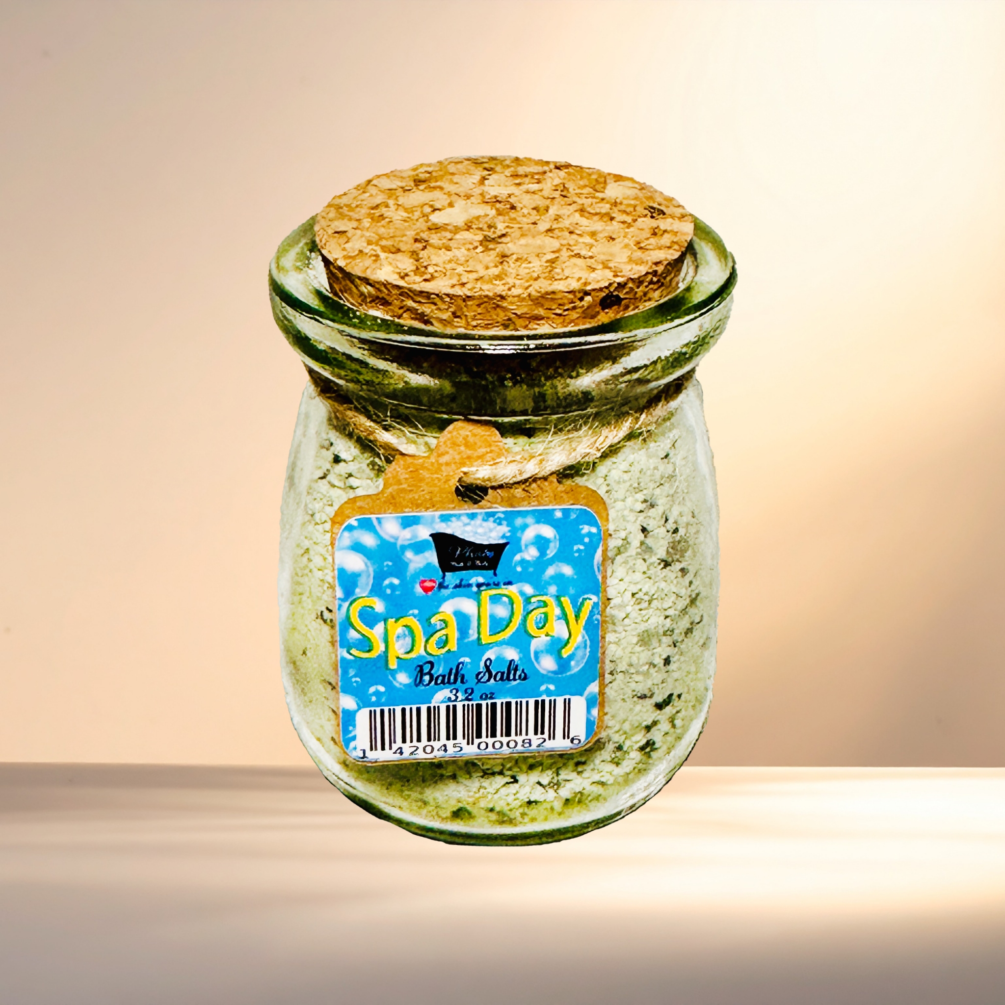 Spa Day Natural Bath Salts with Kaolin Clay Avocado Oil & Sea Salt Mint Lemon Eucalyptus | 3.5 oz