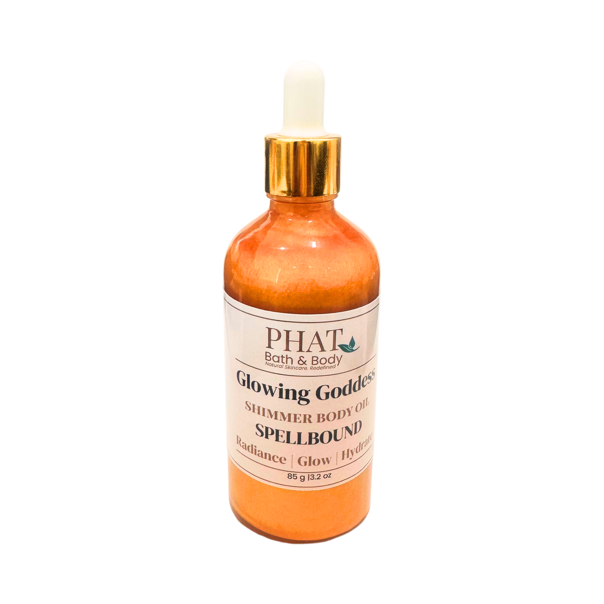 Spellbound Glowing Goddess Natural Shimmer Body Oil Golden Glow Love Spell Type | 3.2 oz