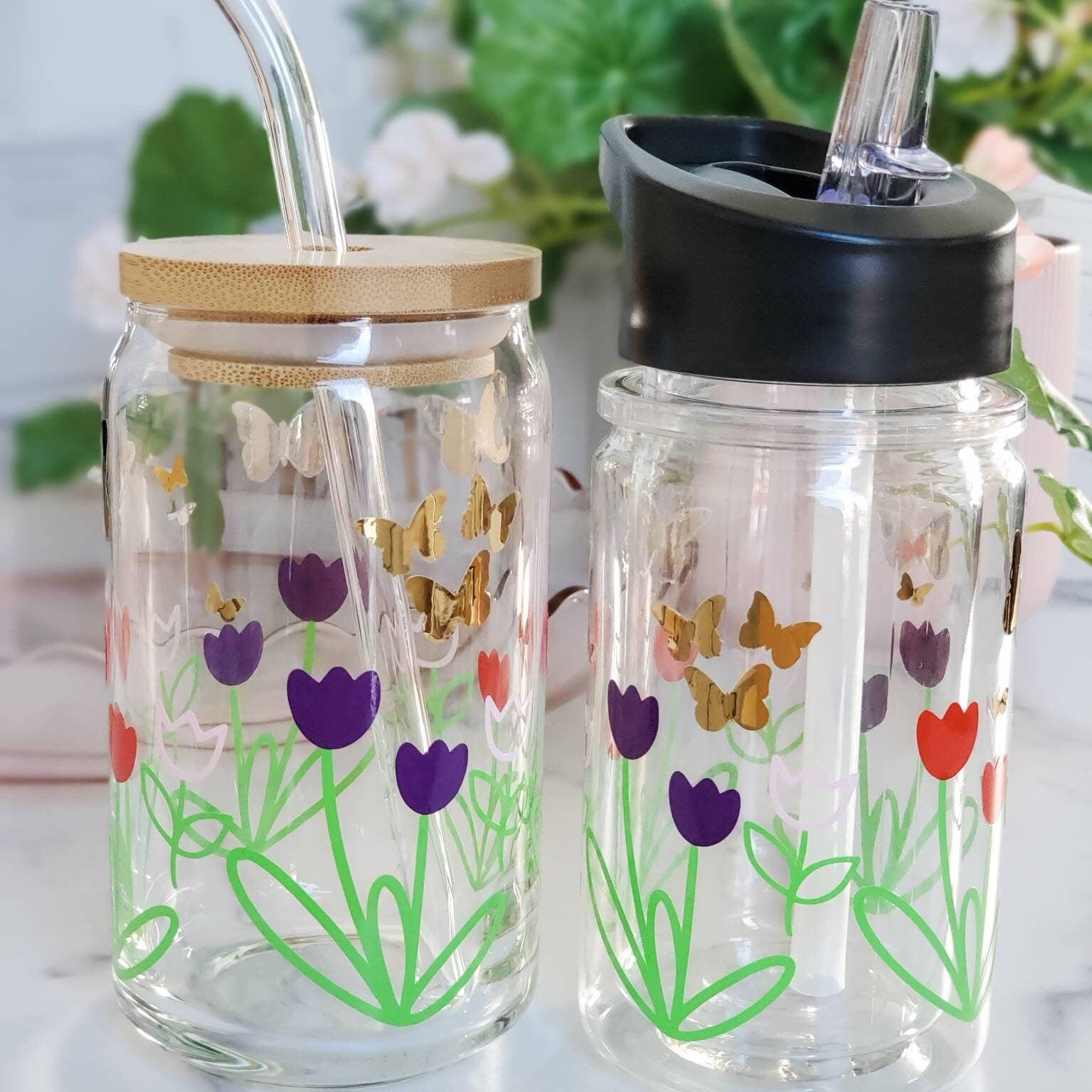 Springtime Flowers Glas-Becher