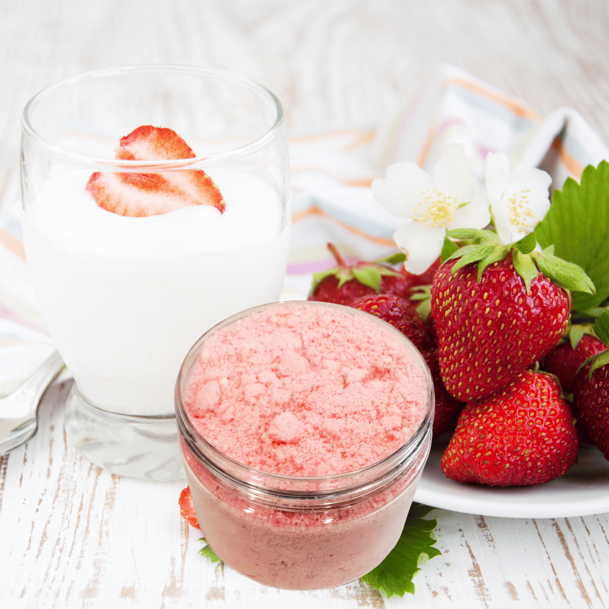 Strawberries & Cream Fairy Dust Bath Bomb Powder | 3.5 oz