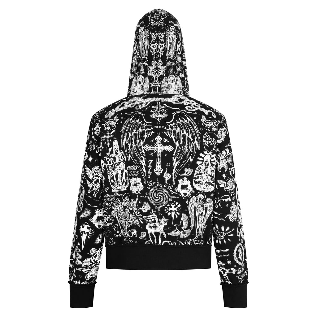 "TATTOO" REISSVERSCHLUSSJACKE - MIDNIGHT