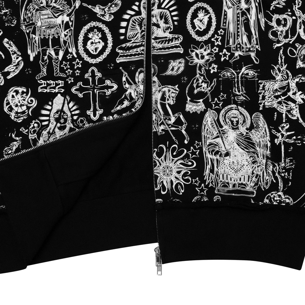 "TATTOO" REISSVERSCHLUSSJACKE - MIDNIGHT