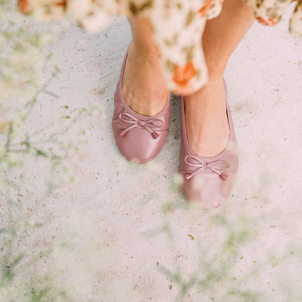 Premium Ballerinas in Altrosa