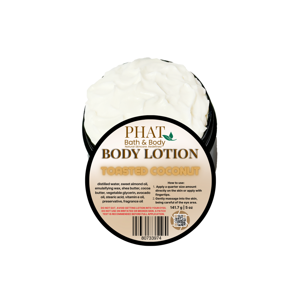 Toasted Coconut Moisturizing Body Lotion with Shea, Cocoa Butter & Avocado Oil | 5 oz