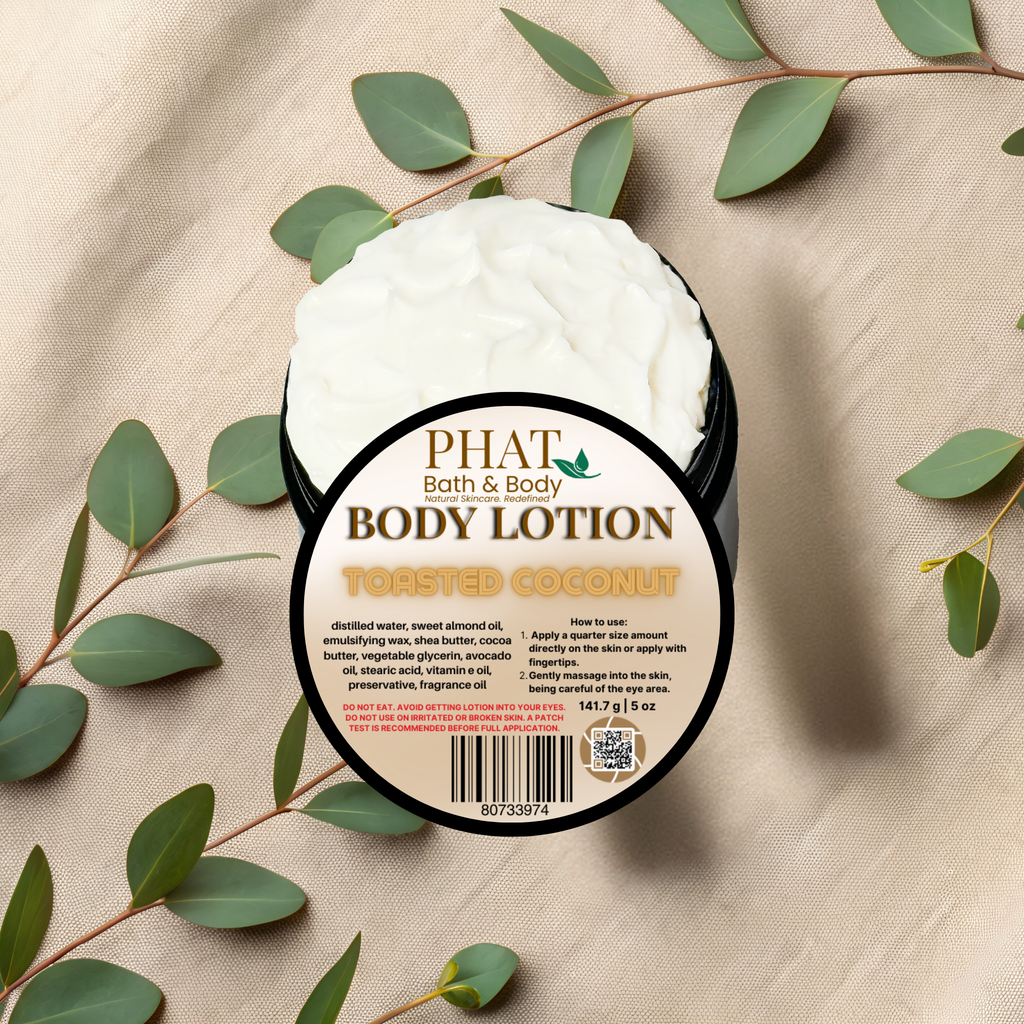 Toasted Coconut Moisturizing Body Lotion with Shea, Cocoa Butter & Avocado Oil | 5 oz