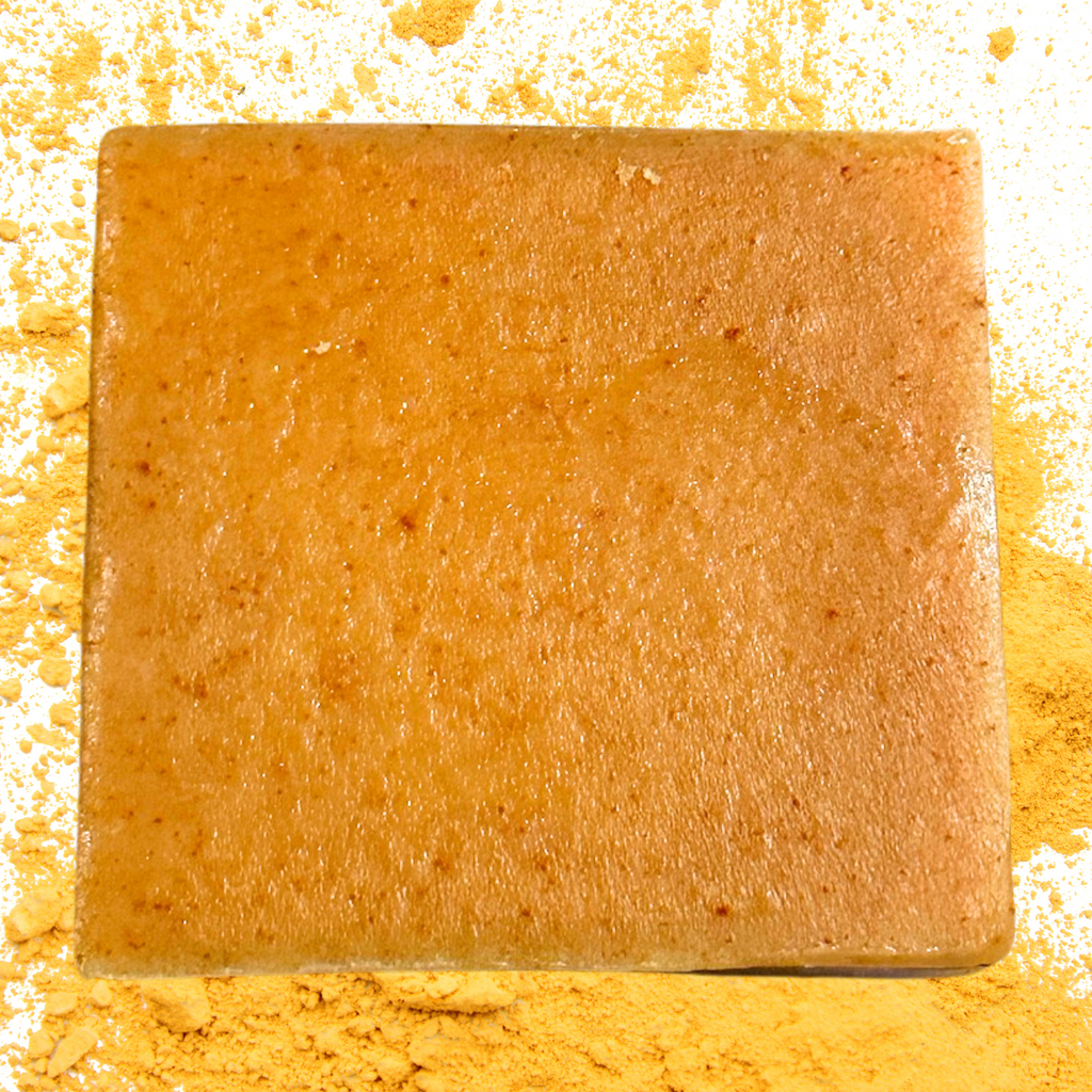 Turmeric Honey and Vanilla Handmade Natural Bar Soap Shea and Cocoa Butter Bar Soap