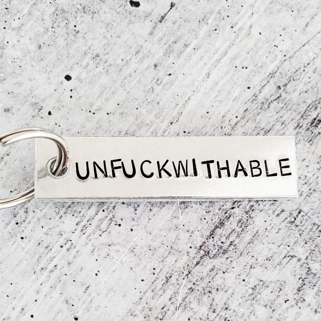 UNFUCKWITHABLE Schlüsselanhänger