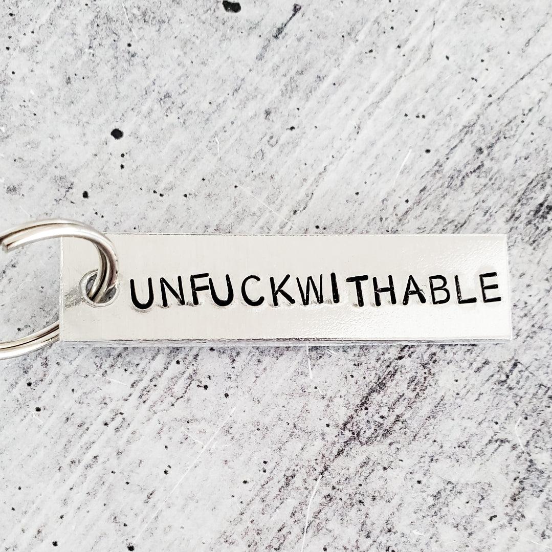 UNFUCKWITHABLE Schlüsselanhänger
