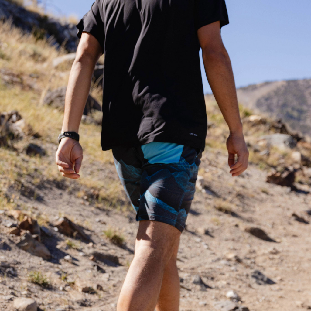 Langley Stretch Short - Mountain Print