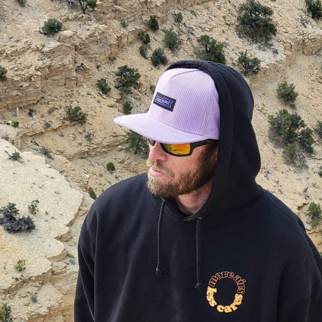 Corduroy Snapback Hat - Lilac